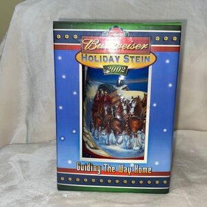 2002 “Guiding the Way Home”  Budweiser Holiday Stein/mug - New In Box